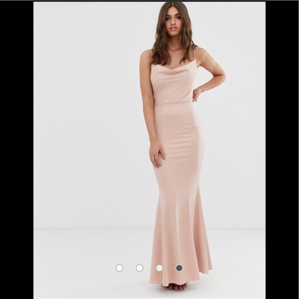 Long Blush special occasion dress